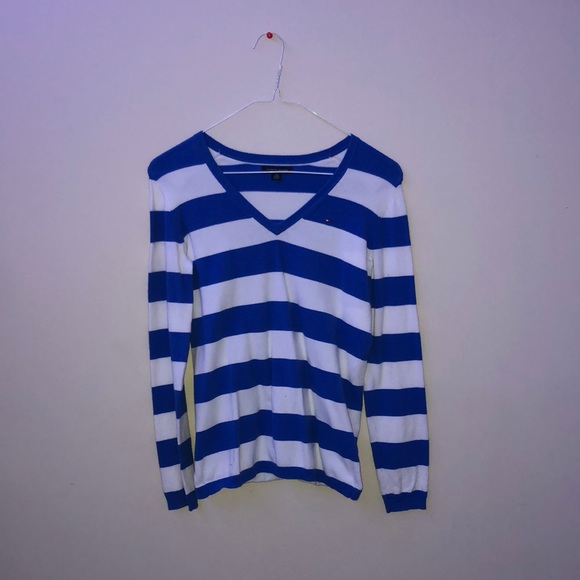 Long sleeve v-neck Tommy hilfigure shirt - Picture 1 of 1